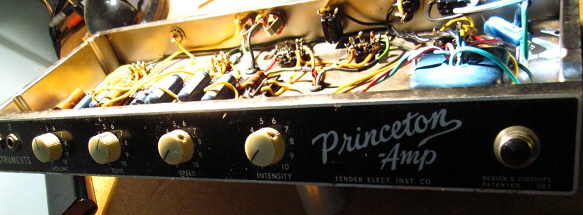 Fender 6G2 Princeton amp circuit board