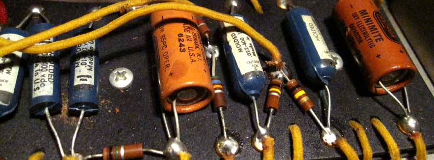 FENDER 6G2 Princeton AMP circuit board